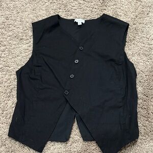pacsun black vest